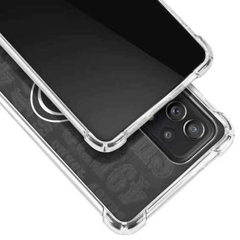 NFL San Franciso 49ers Black & White Galaxy A52 5G Clear Case